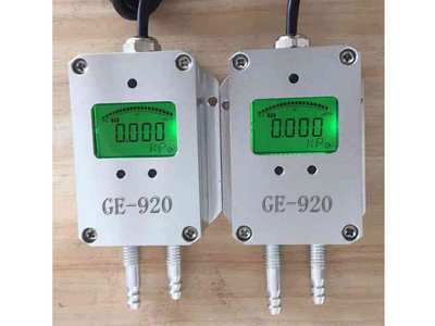 جهاز إرسال الضغط التفاضلي للهواء GE-920